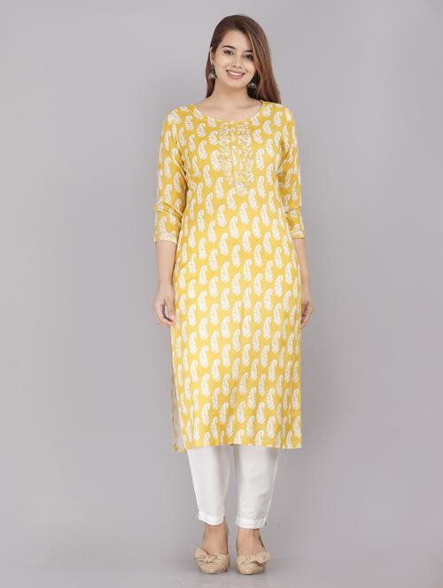 women's straight kurta - 18444065 -  Standard Image - 0