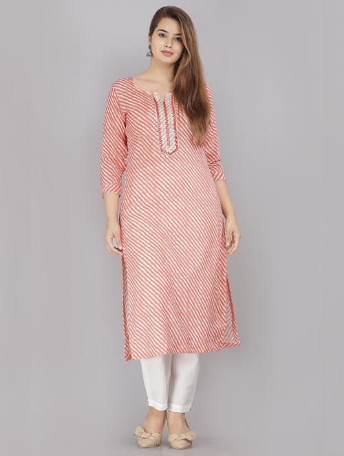 women's straight kurta - 18444133 - Standard Image - 0