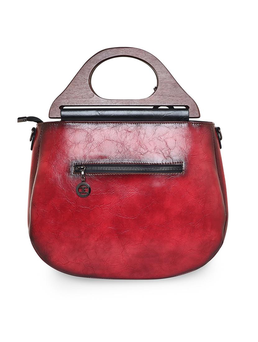 red textured regular sling bag - 18444369 -  Standard Image - 1