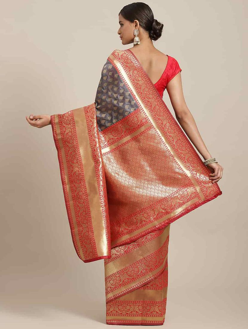 women's banarasi saree - 18444674 - Standard Image - 1