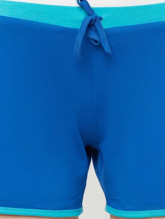 blue solid regular short - 18445286 - Standard Image - 4