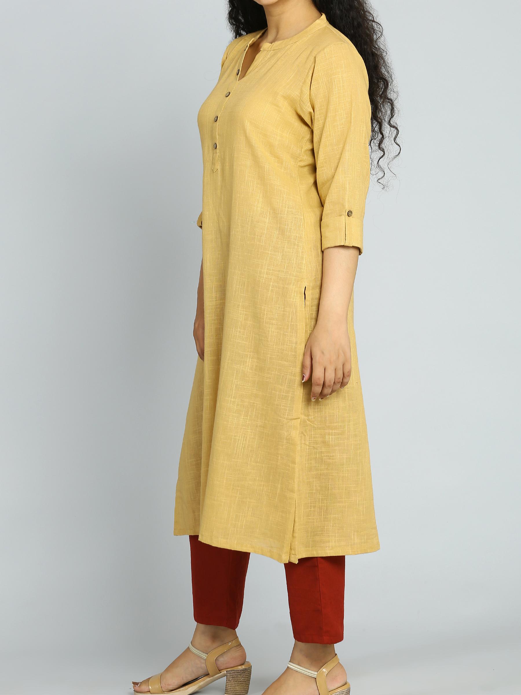 women's straight kurta - 18445434 - Standard Image - 1