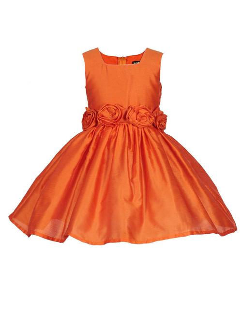 girls square neck sleeveless frock - 18445742 - Standard Image - 0