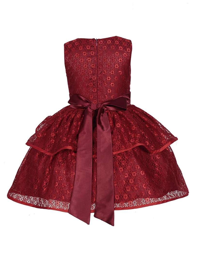 girls round neck sleeveless frock - 18445761 -  Standard Image - 1
