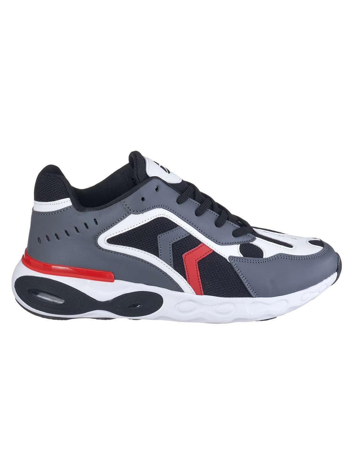 men grey lace up sport shoe - 18446348 -  Standard Image - 1