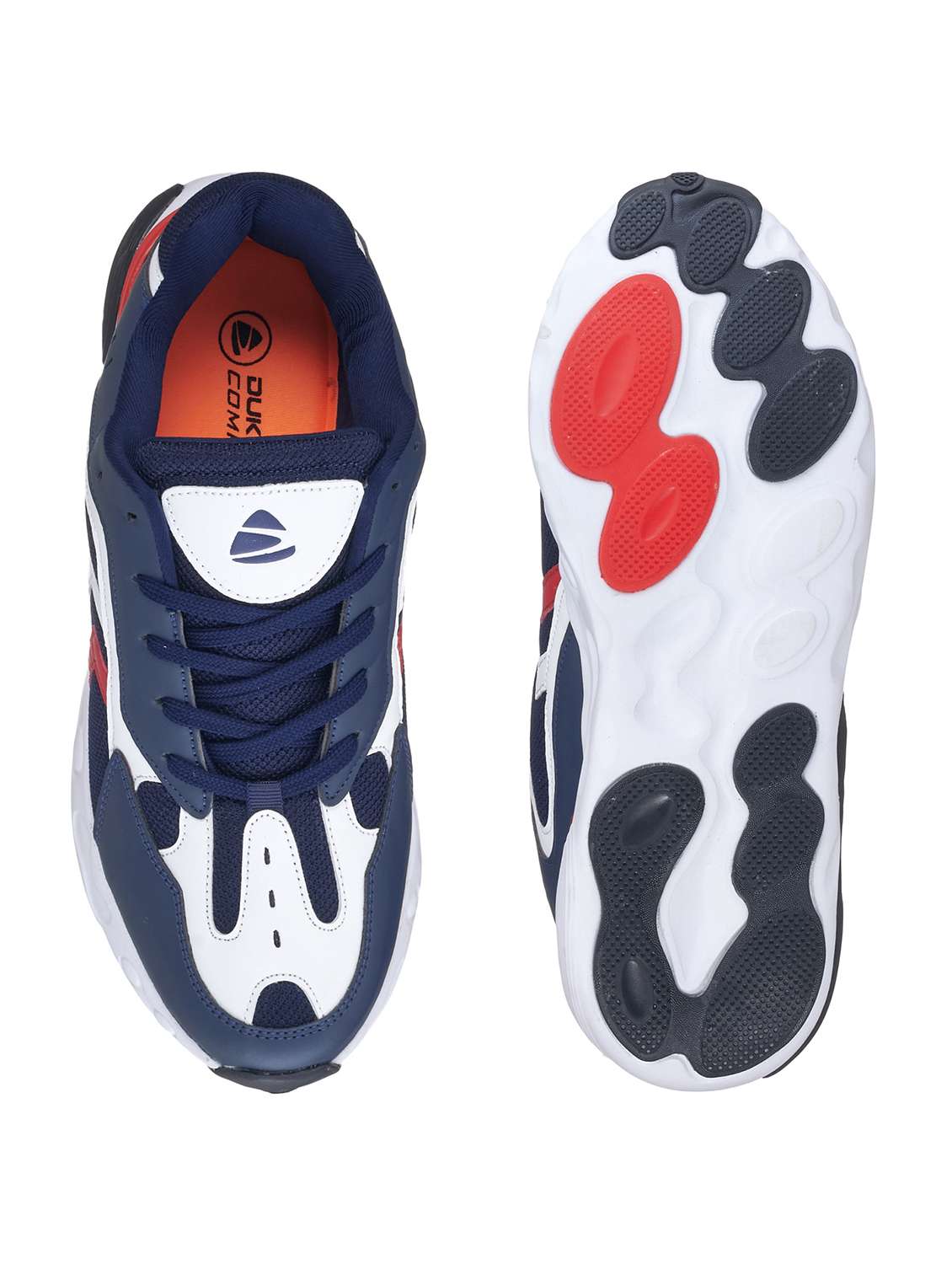 men navy lace up sport shoe - 18446349 -  Standard Image - 4