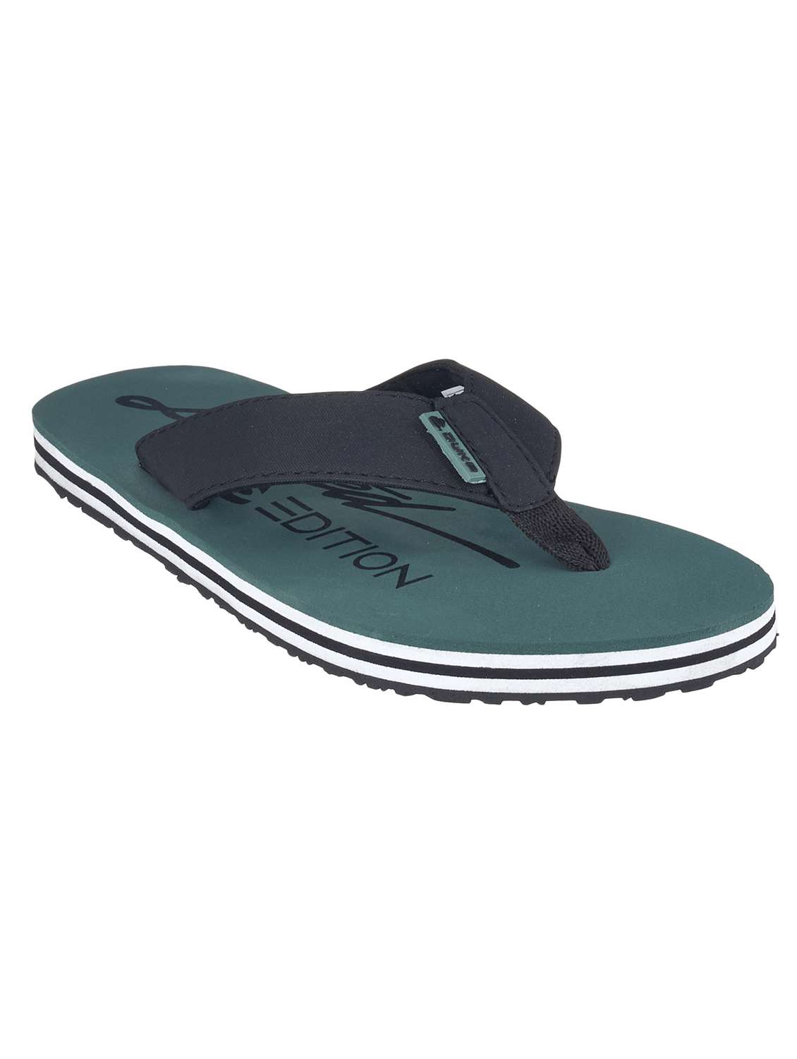 men green slip on flip flop