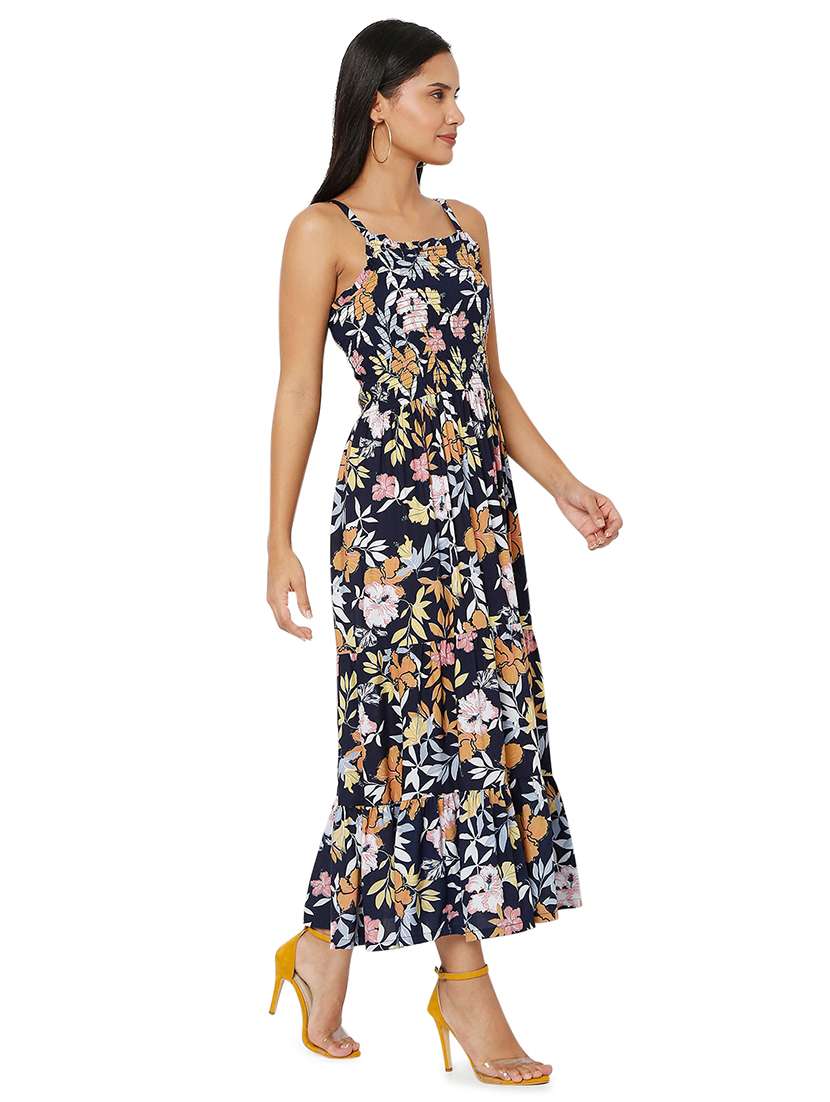 women's fit & flare floral dress - 18446831 -  Standard Image - 1