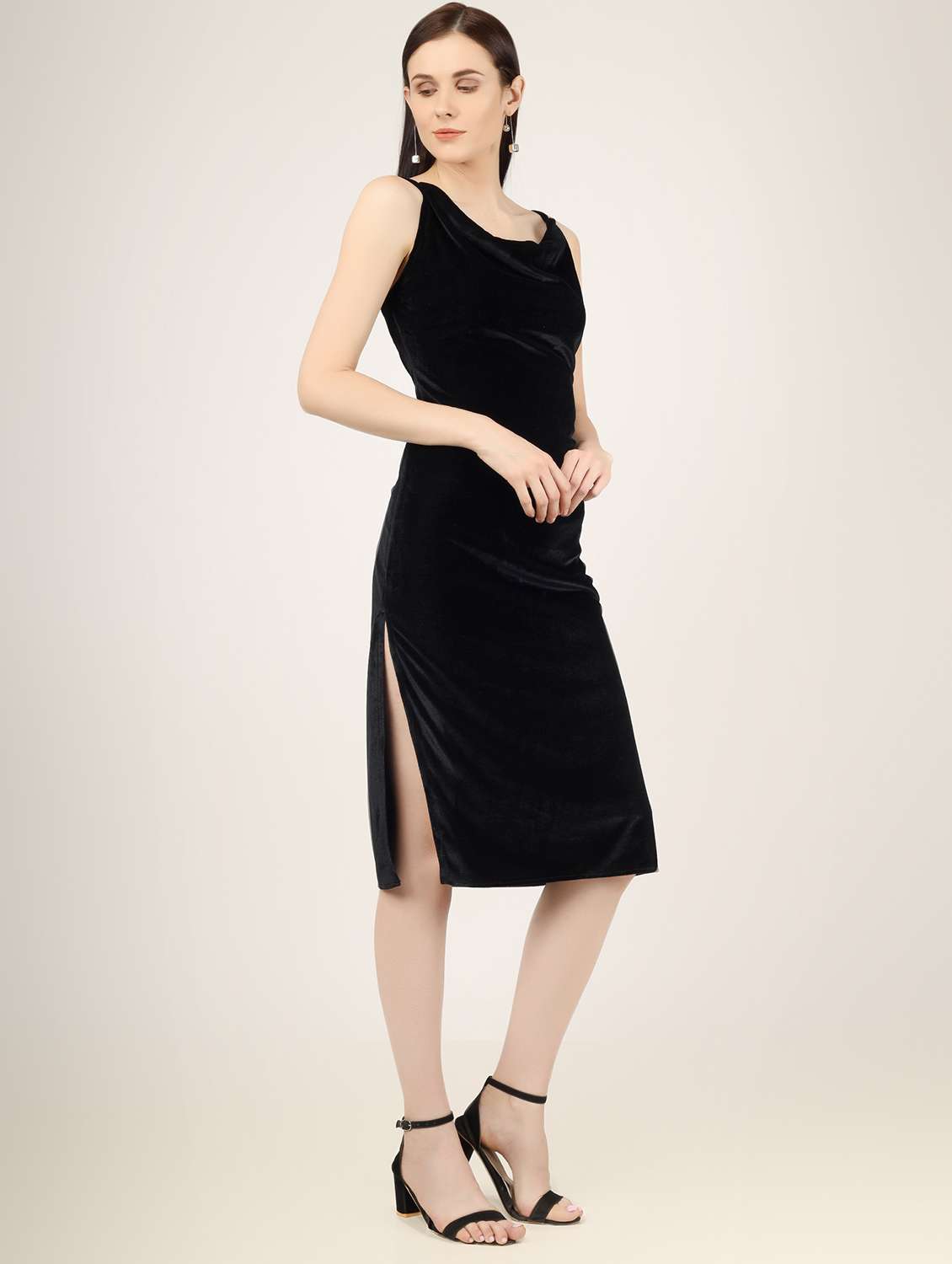 women's bodycon solid dress - 18446995 - Standard Image - 1
