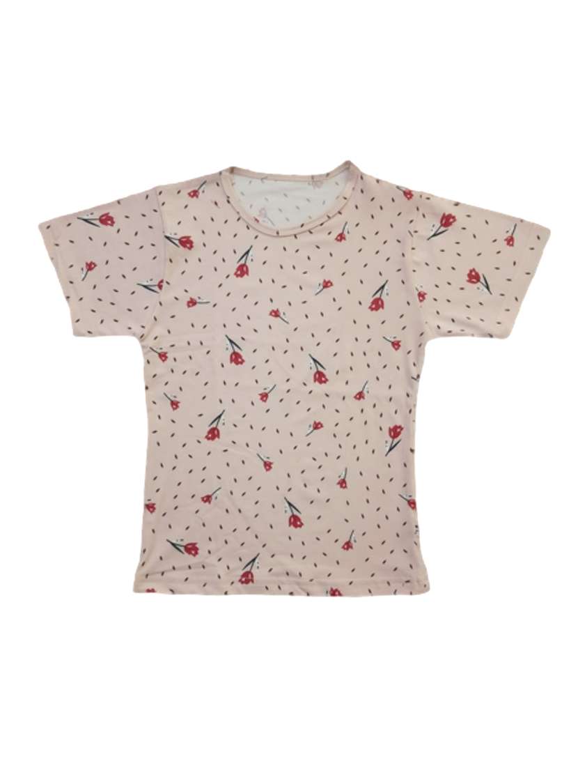 girls round neck top