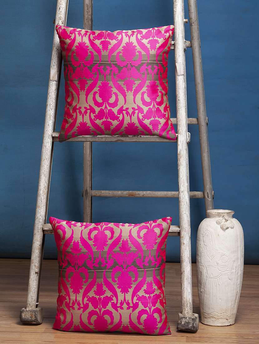 alina decor set of 2 cushion covers 24 x 24 inch