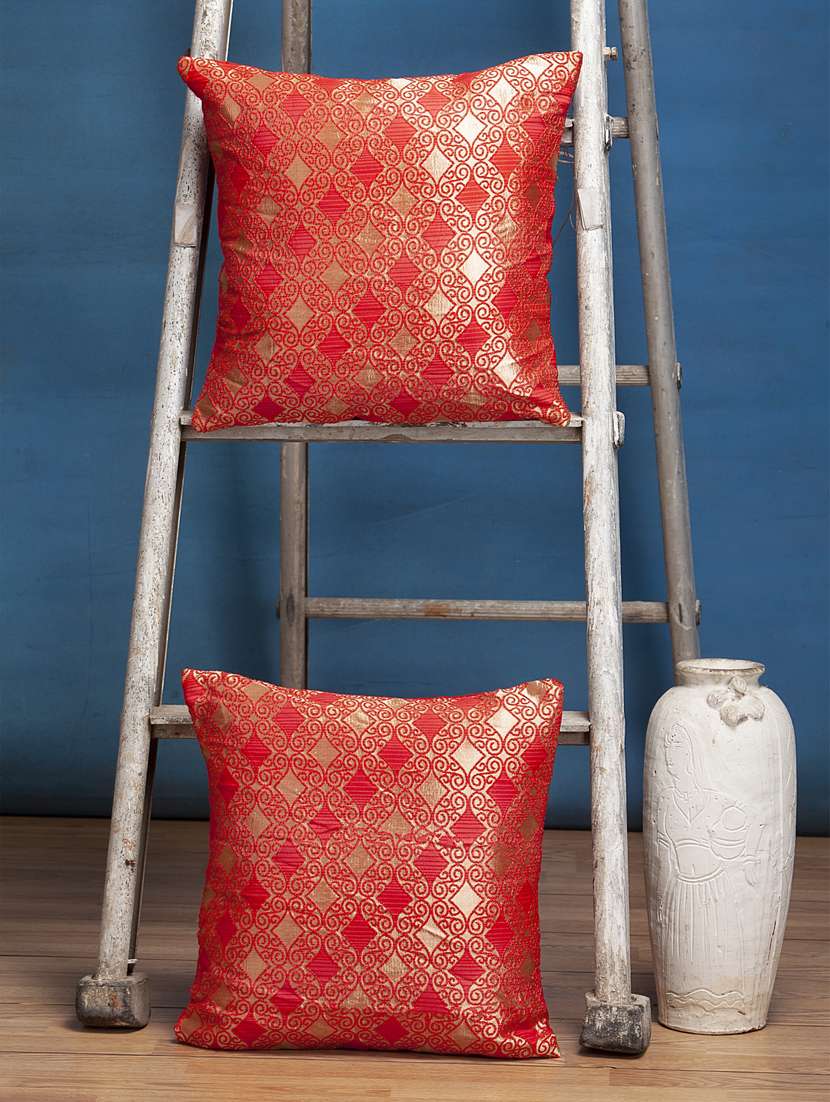 alina decor set of 2 cushion covers 24 x 24 inch