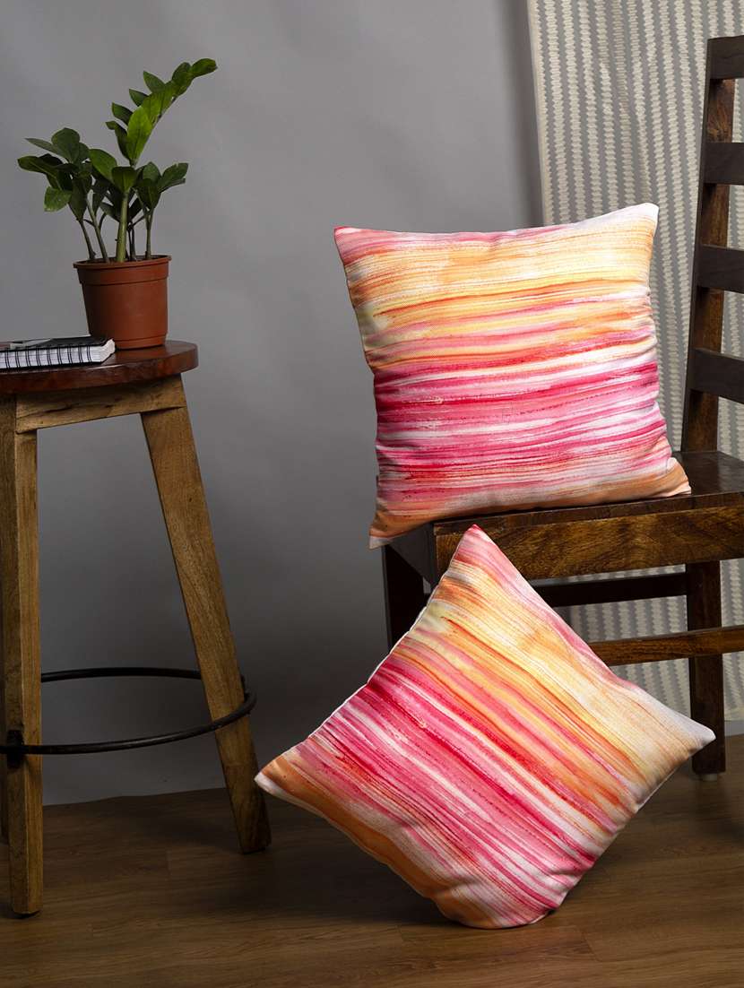 alina decor set of 2 digital printed cushion covers 24 x 24 inch