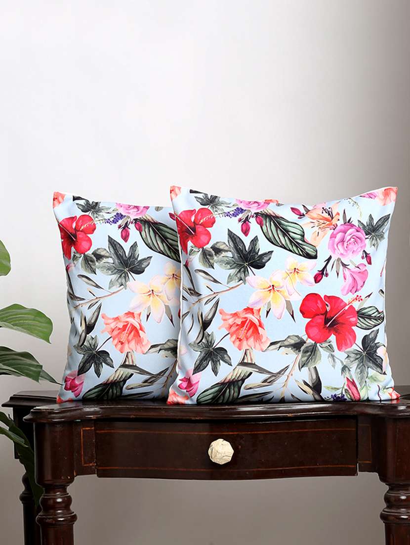 alina decor set of 2 digital printed cushion covers 24 x 24 inch
