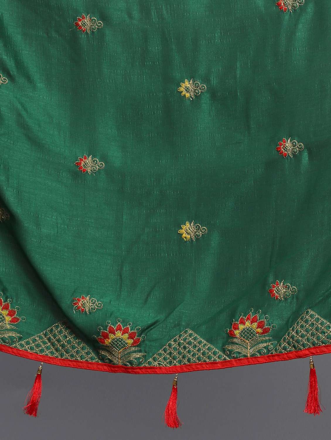 women's embroidered saree with blouse - 18448510 -  Standard Image - 4