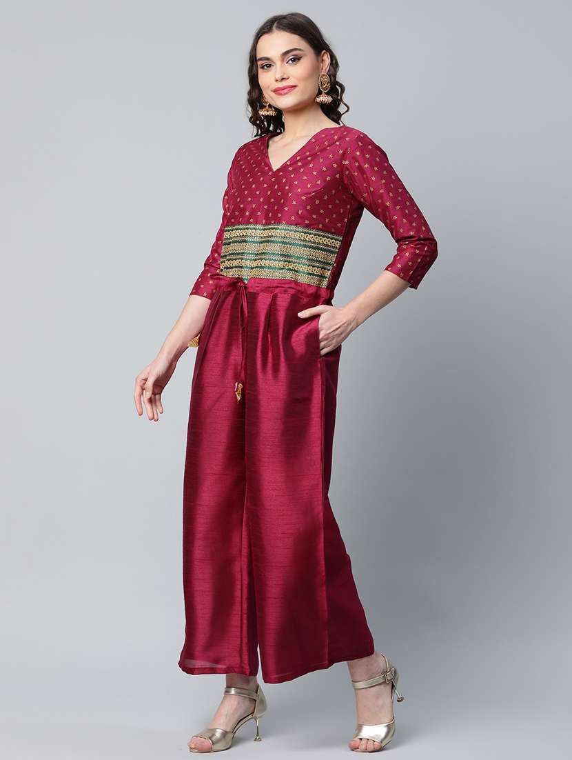 printed fusion jumpsuit - 18449019 -  Standard Image - 1