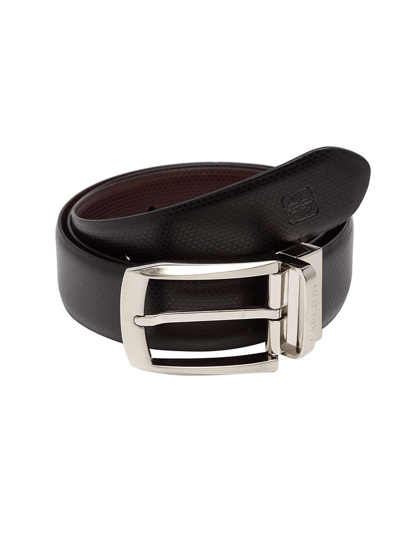 blackbrown leather belt