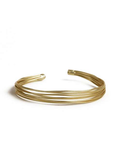 rich cuff gold bracelet - 18449901 - Standard Image - 0