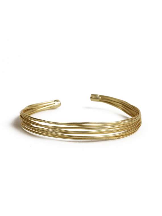 rich cuff gold bracelet - 18449901 - Zoom Image - 0