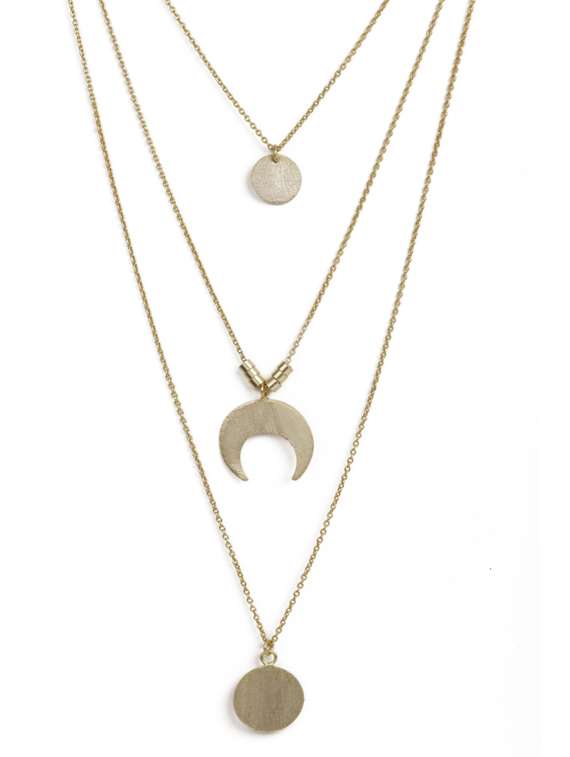 Beautiful Layered Gold Necklace