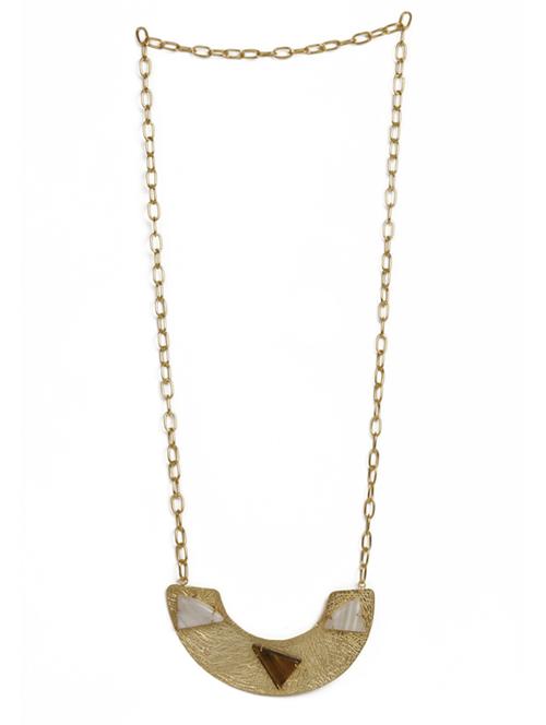 alluring agate gold statement necklace - 18449926 - Standard Image - 0