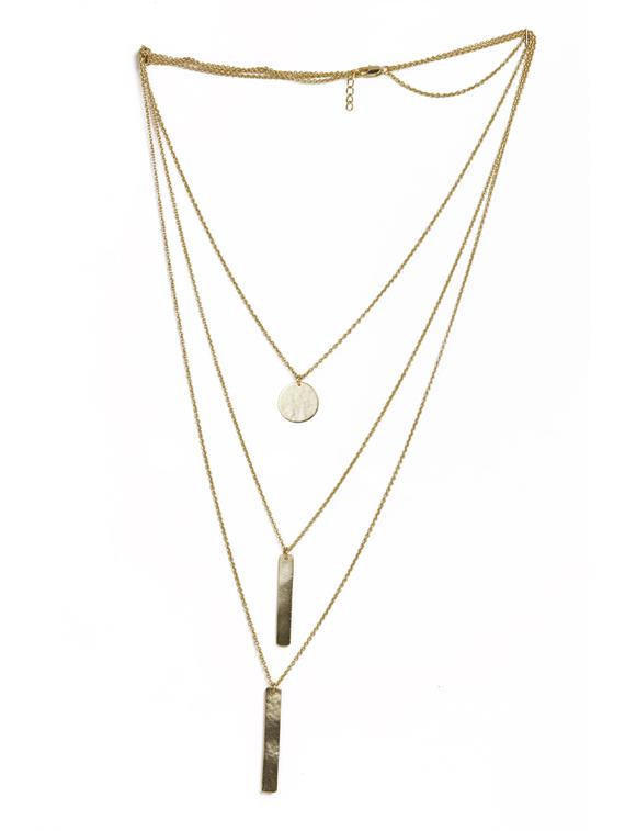 beautiful layered gold necklace - 18449928 - Zoom Image - 0