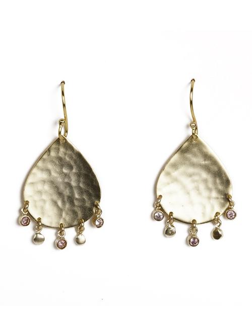 soothing stone gold earrings - 18449939 - Standard Image - 0