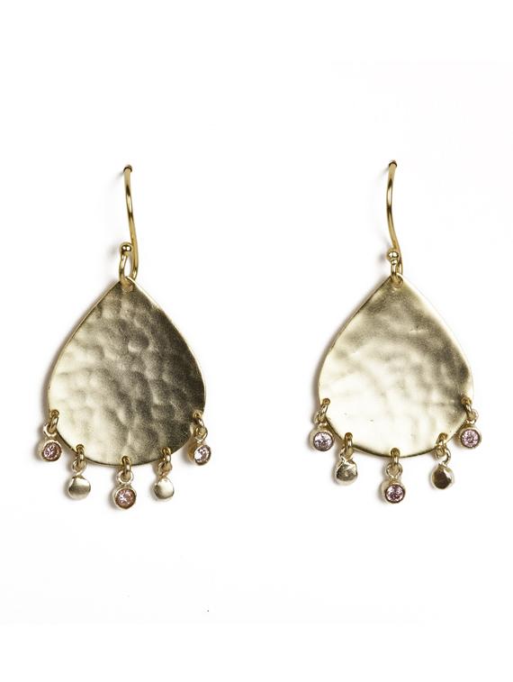 soothing stone gold earrings - 18449939 - Zoom Image - 0