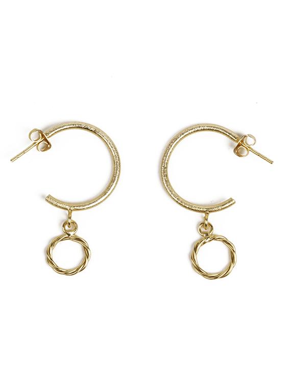 majestic drop gold earrings - 18449972 -  Zoom Image - 0