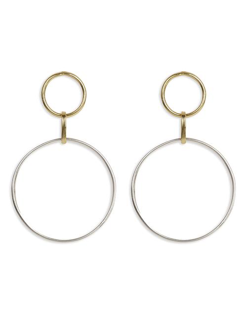 elegant swirl mix hoop earrings - 18449976 -  Standard Image - 0