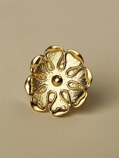 gold brass finger ring - 18449984 - Standard Image - 0