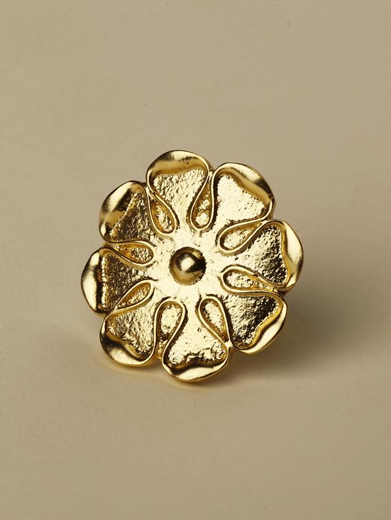 gold brass finger ring - 18449984 - Zoom Image - 0