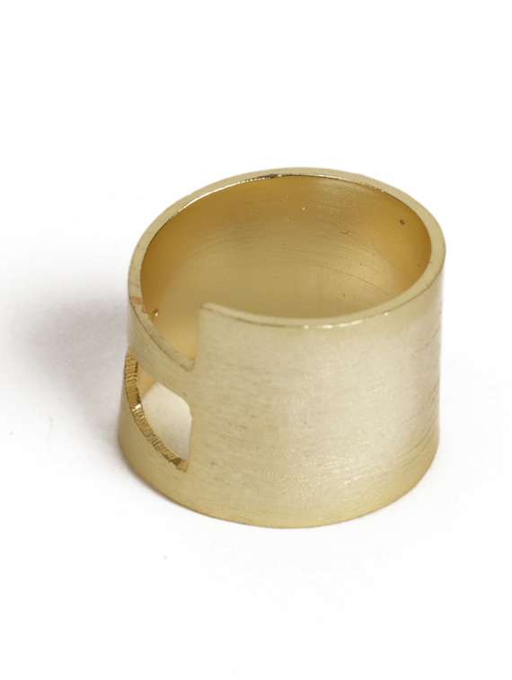 supreme statement gold ring