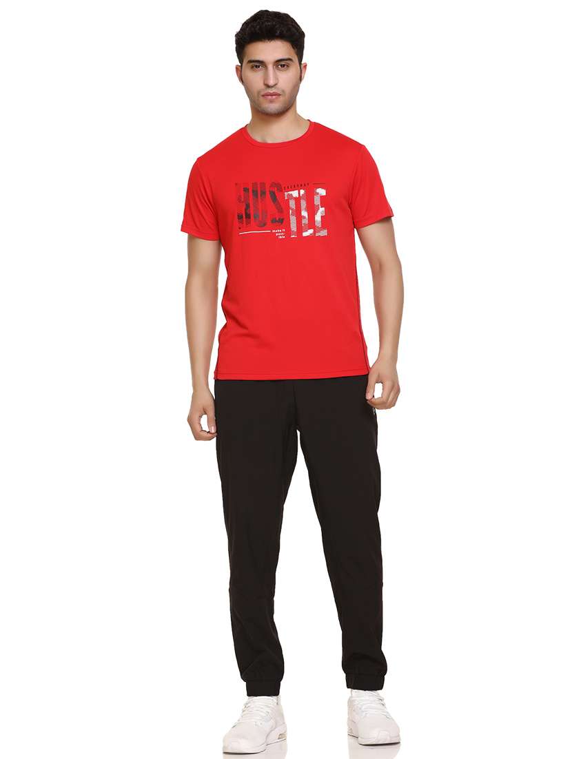 red chest-printed t-shirt - 18450024 -  Standard Image - 4