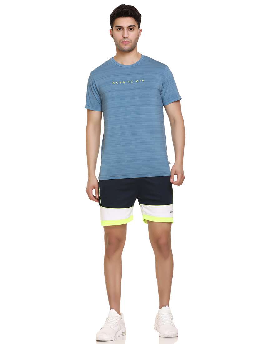 light-blue chest-printed t-shirt - 18450028 - Standard Image - 4