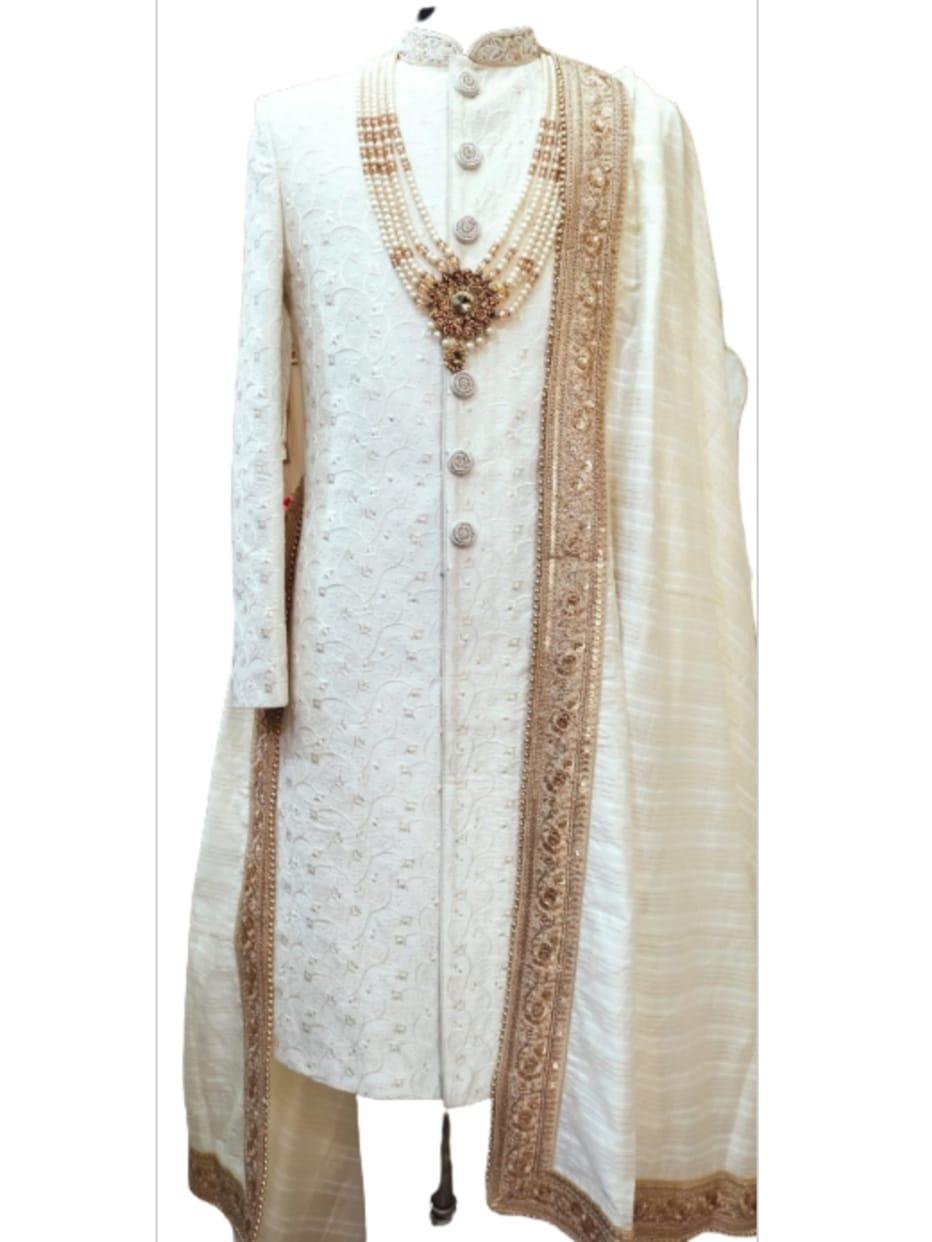groom designer sherwani set - 18450044 - Standard Image - 1