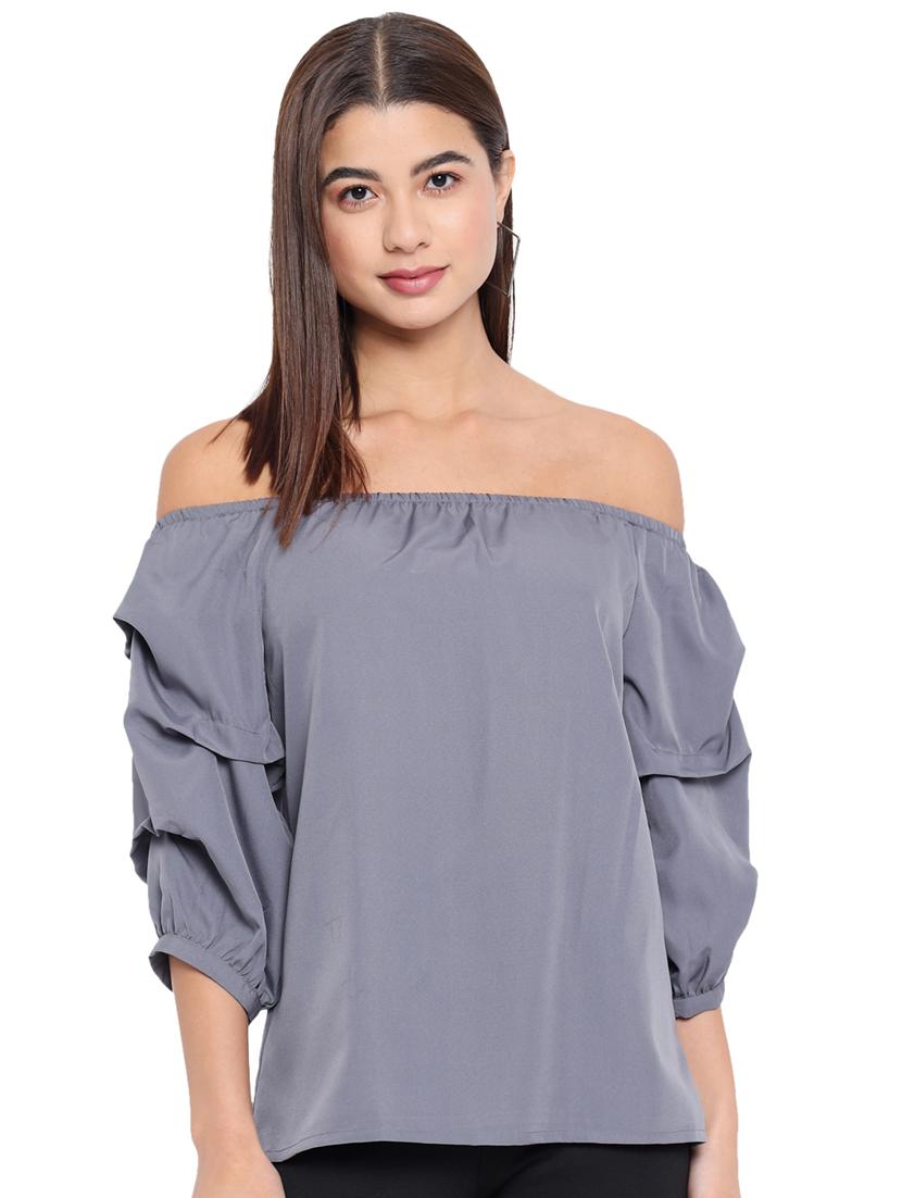 women's straight off shoulder top - 18450153 -  Zoom Image - 0