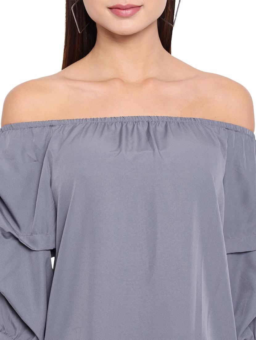 women's straight off shoulder top - 18450153 - Standard Image - 6