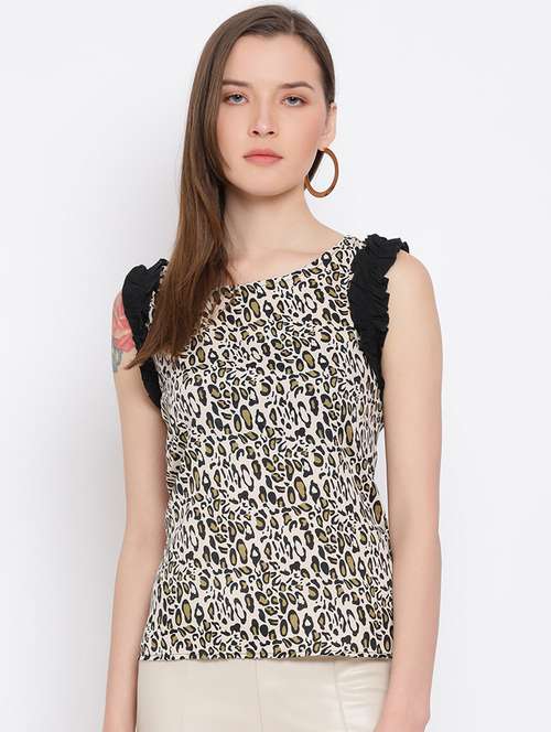 women's straight boat neck top - 18450170 -  Standard Image - 0