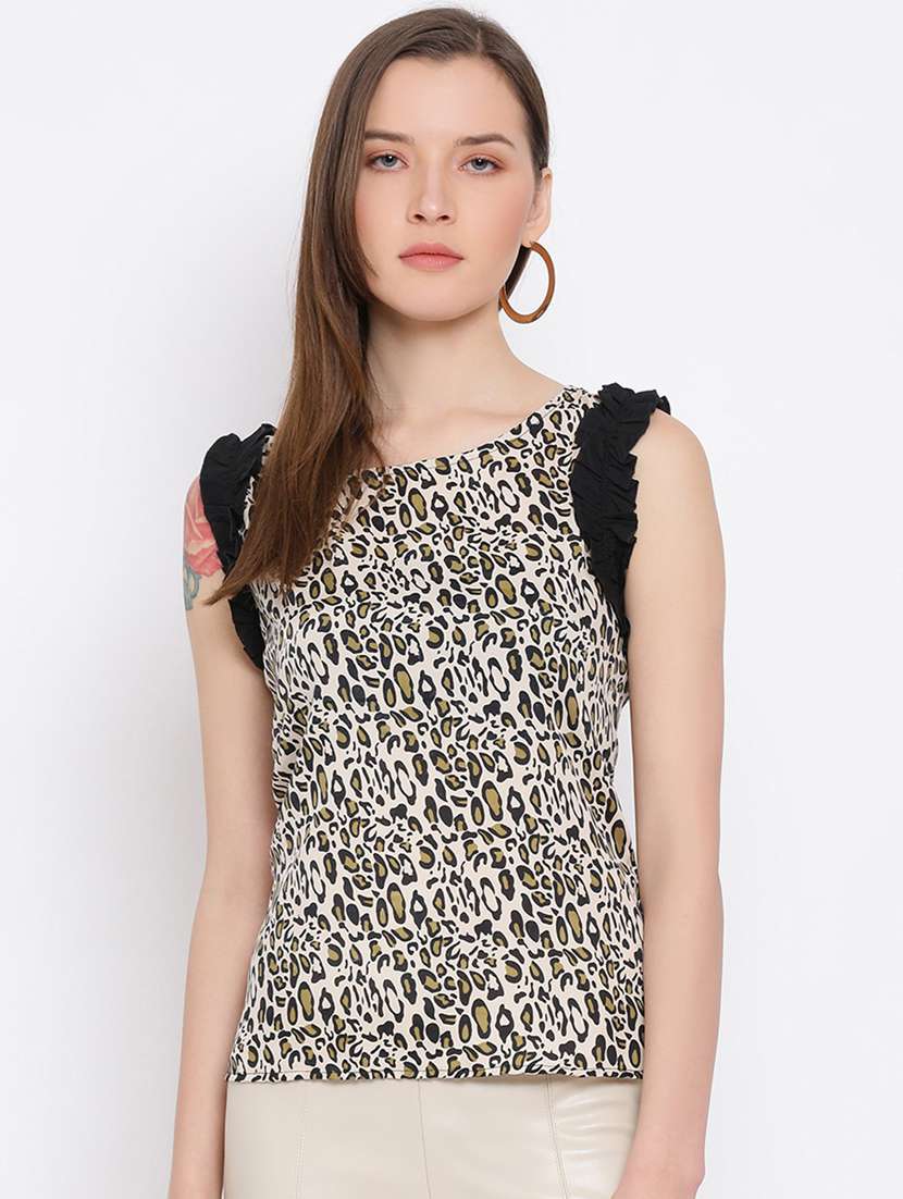 women's straight boat neck top - 18450170 -  Zoom Image - 0