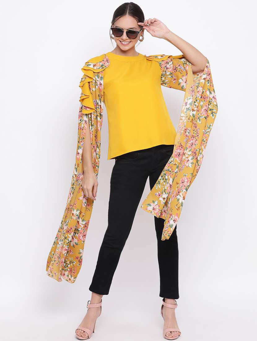 women's straight round neck top