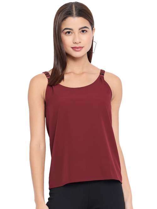 women's camisole shoulder strap top - 18450174 -  Standard Image - 0