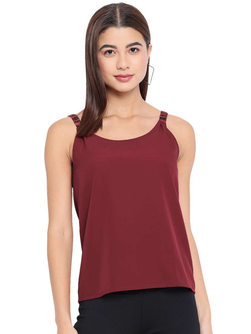 women's camisole shoulder strap top