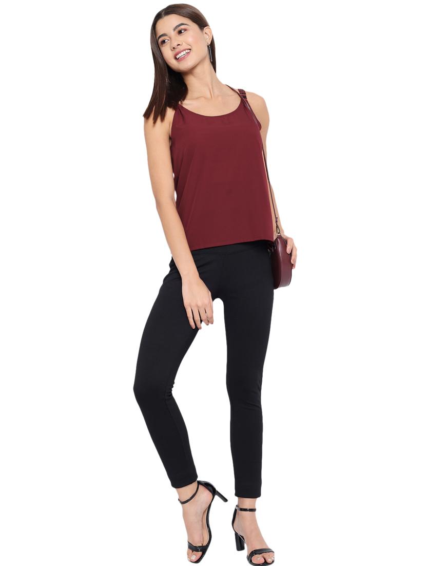 women's camisole shoulder strap top - 18450174 - Standard Image - 4