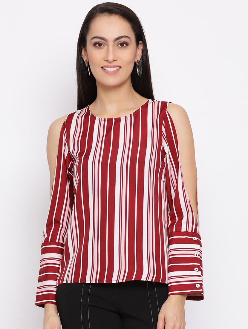 women's straight round neck top - 18450188 -  Zoom Image - 0