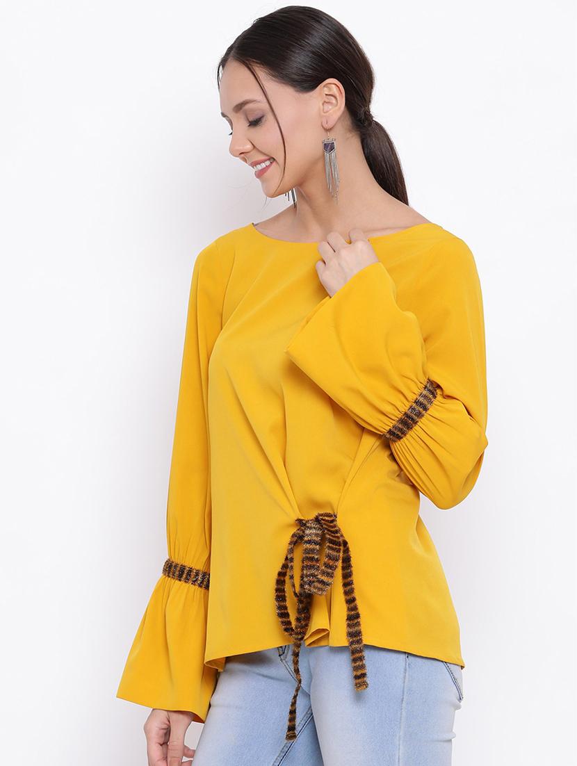 women's straight boat neck top - 18450190 - Standard Image - 1