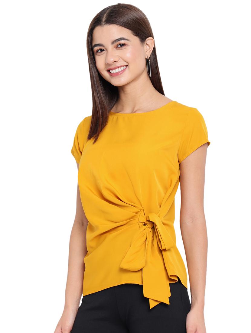 women's straight boat neck top - 18450209 -  Standard Image - 1