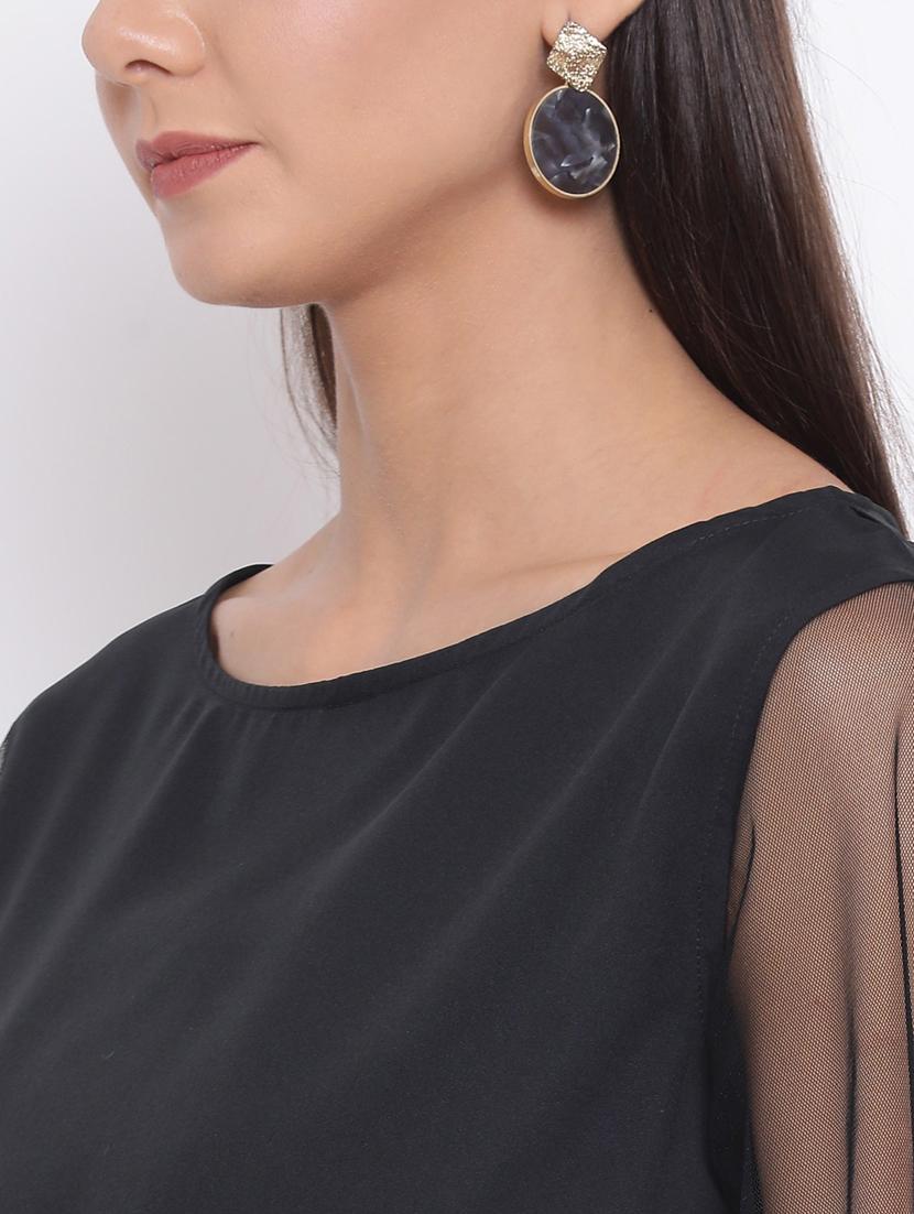women's straight round neck top - 18450230 - Standard Image - 4