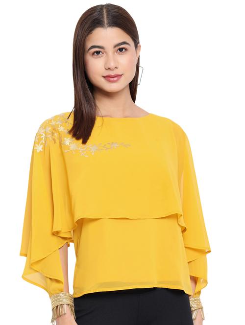 women's layered boat neck top - 18450234 -  Standard Image - 0