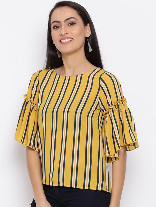 women's straight round neck top - 18450239 -  Standard Image - 0